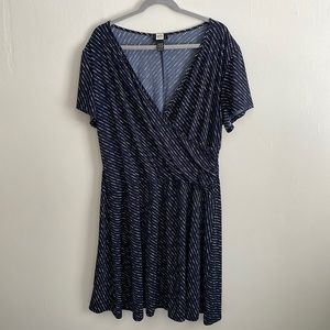 Studio 1940 Faux Wrap Jersey Dress 22/24W